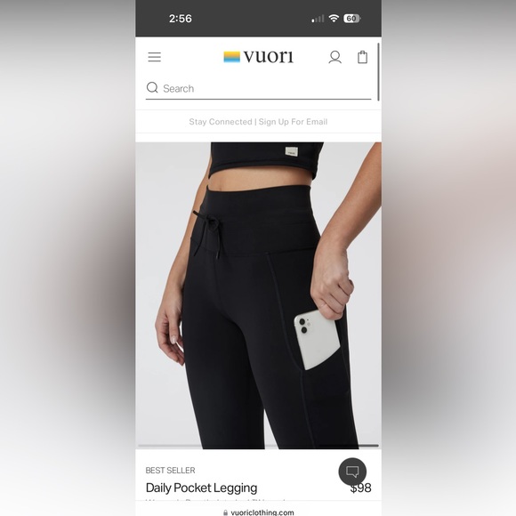 Vuori Daily Pocket Legging- Brand New Size Small - Picture 5 of 5